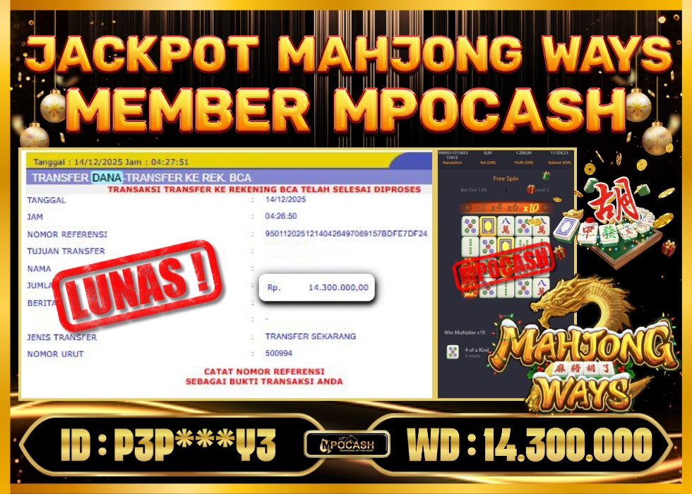 MPOCASH JACKPOT MAHJONG WAYS